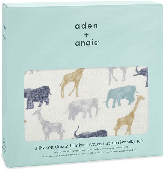 aden anais zijdezachte mousseline inbakeren en ontvangen dekens voor baby meisjes en jongens, 120x120cm, ideale pasgeboren en baby inbakeren wrap set van bamboe viscose, perfecte douche geschenken