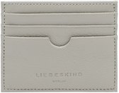LIEBESKIND BERLIN Cuir Étui pour carte de crédit Men Wallets Harris Card Holder Steel Gris