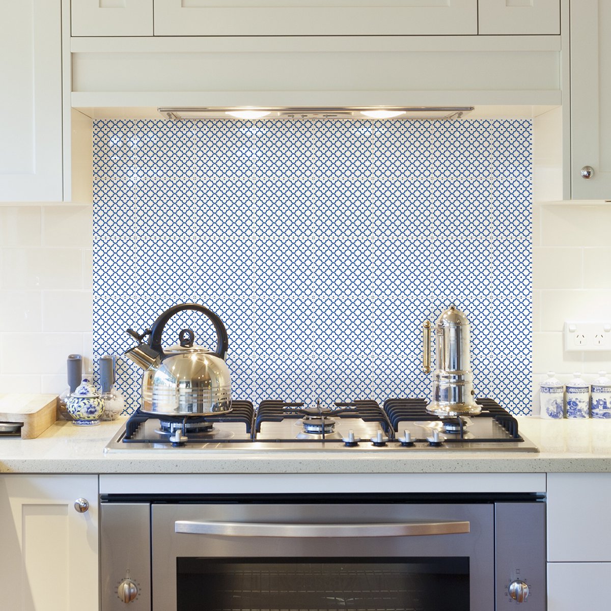 Ambiance Sticker Zelfklevende tegelmuurstickers voor keuken en badkamer - 30 Oosterse Gabès tegelstickers - 30 stickers 10x10cm Multi color
