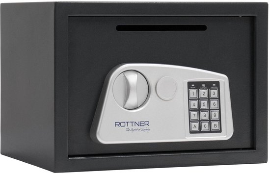 Coffre-fort de meubles Rottner Jupiter 3 |Serrure électronique| Anthracite|25x35x20 cm|