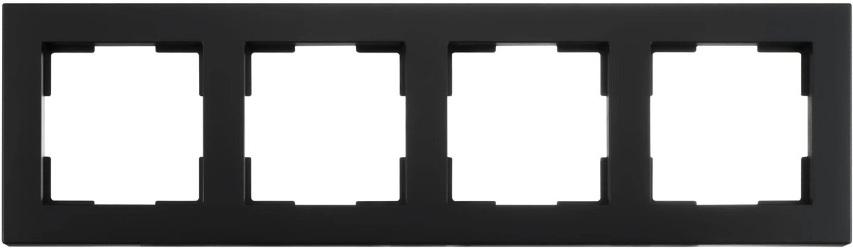 ION industries afdekraam 4-voudig - V1 mat zwart (80.300.416)