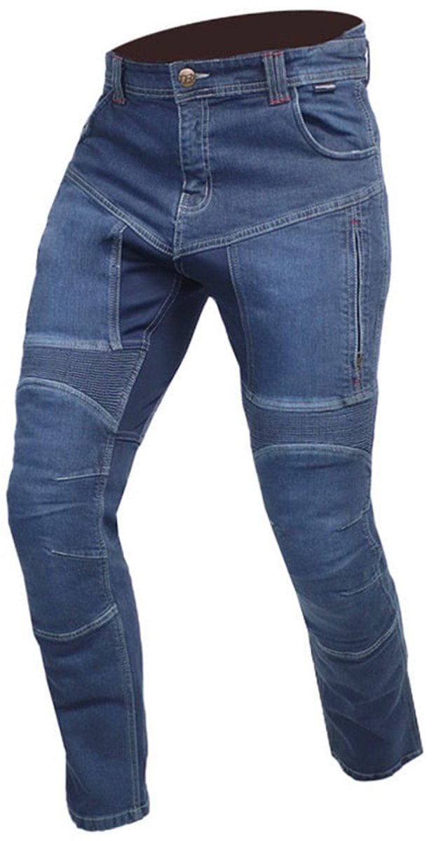 Trilobite 2461 Parado Monolayer Slim Fit Heren Jeans Kort Blauw - Broek