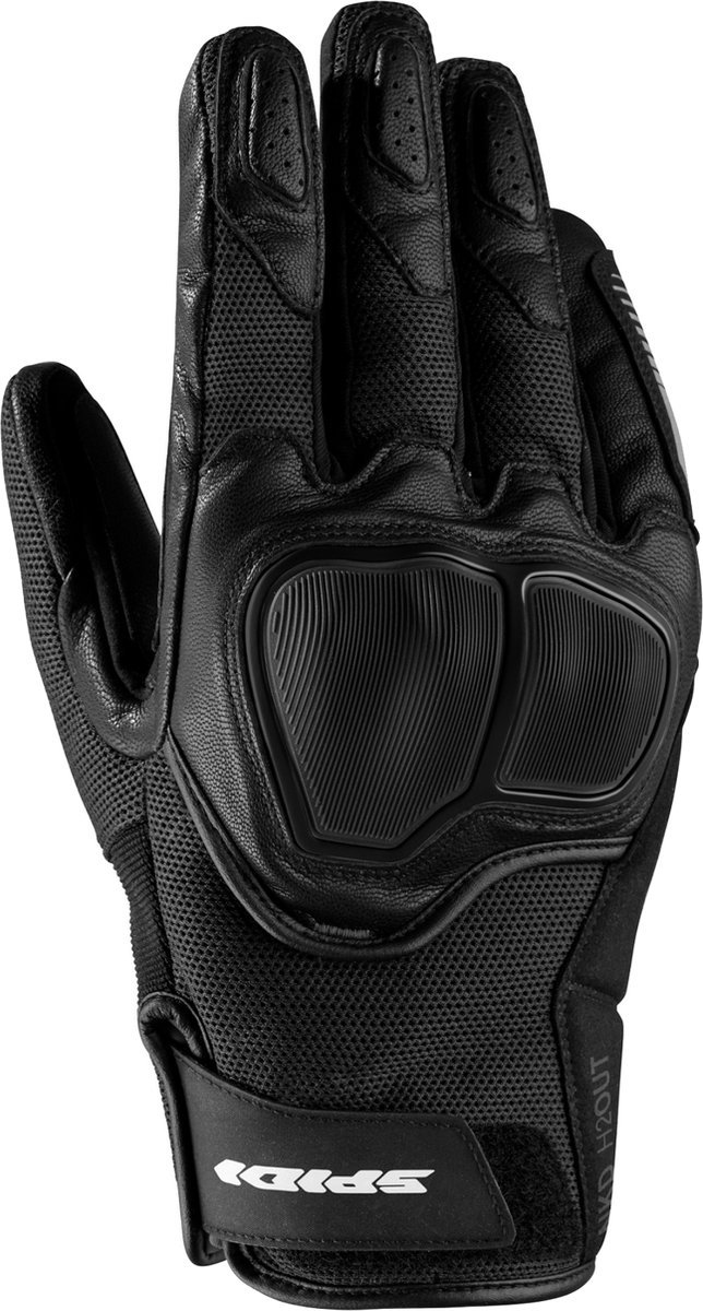 Spidi NKD Leather Gloves Zwart - Handschoen