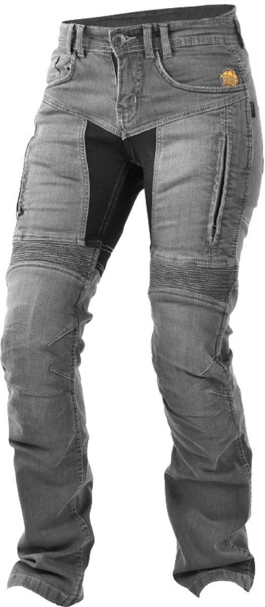 Trilobite 661 Parado Regular Fit Dames Grijs Level 2 Motorjeans - Broek