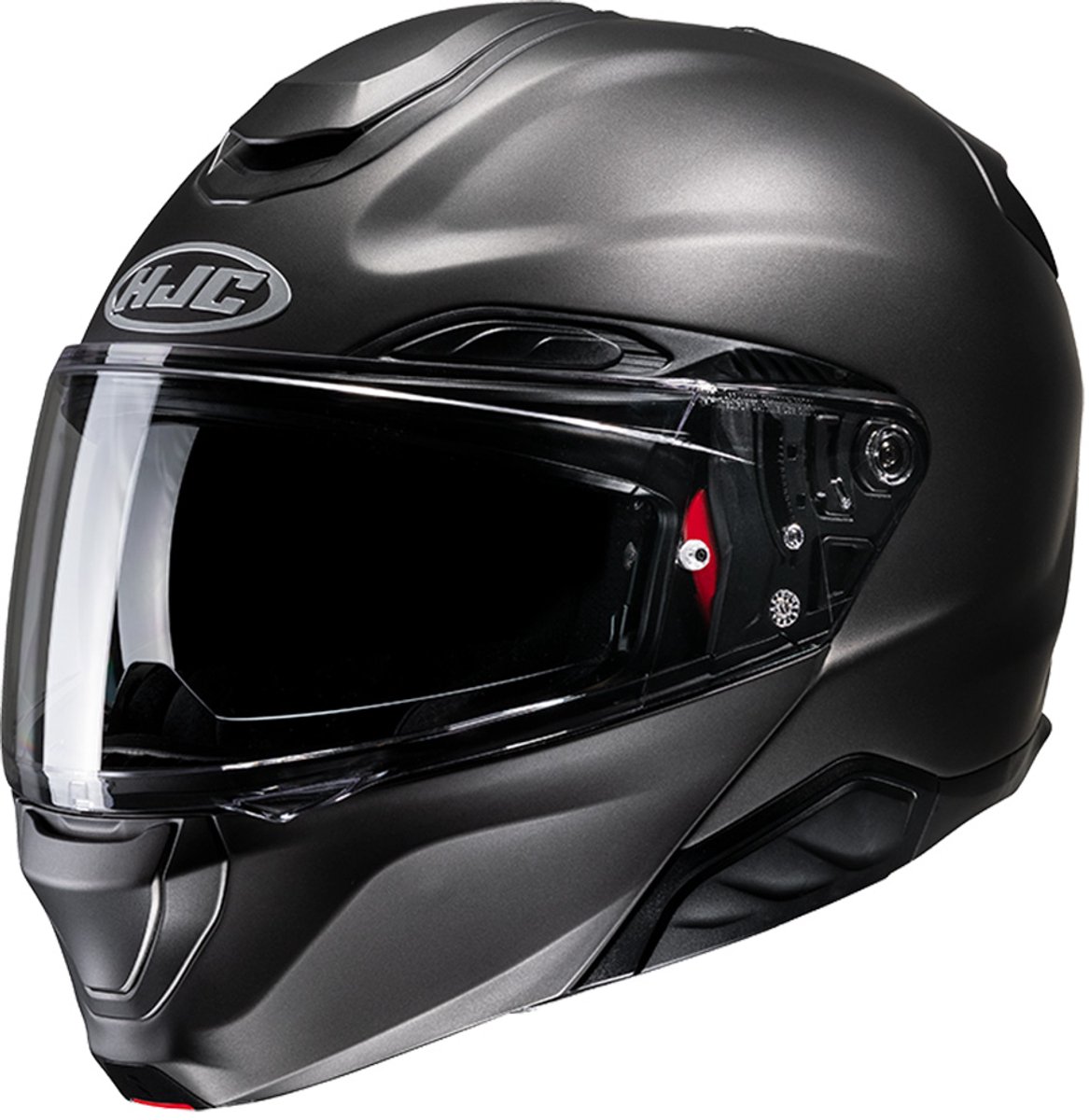 HJC RPHA 91 Donkergrijs Semi Flat Titanium Systeemhelm - Maat L - Helm