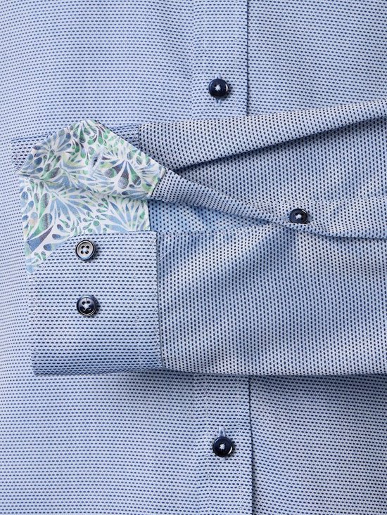 Chemise Venti à col boutonné et coupe ajustée - L