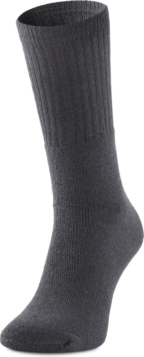 Ladeheid Sokken - Heren & Dames – Sportsokken – 47-50 - Grafiet (5 Pack) - LA-AT-TERRY