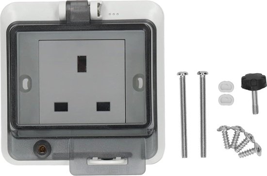 Waterdichte Contactdoos Voor Buitengebruik Stofdicht Isolatie Roterende Aanuit Knoppen En Indicatoren 250v Waterdichtheid Ip66 Schakelaarconstructie2p20a