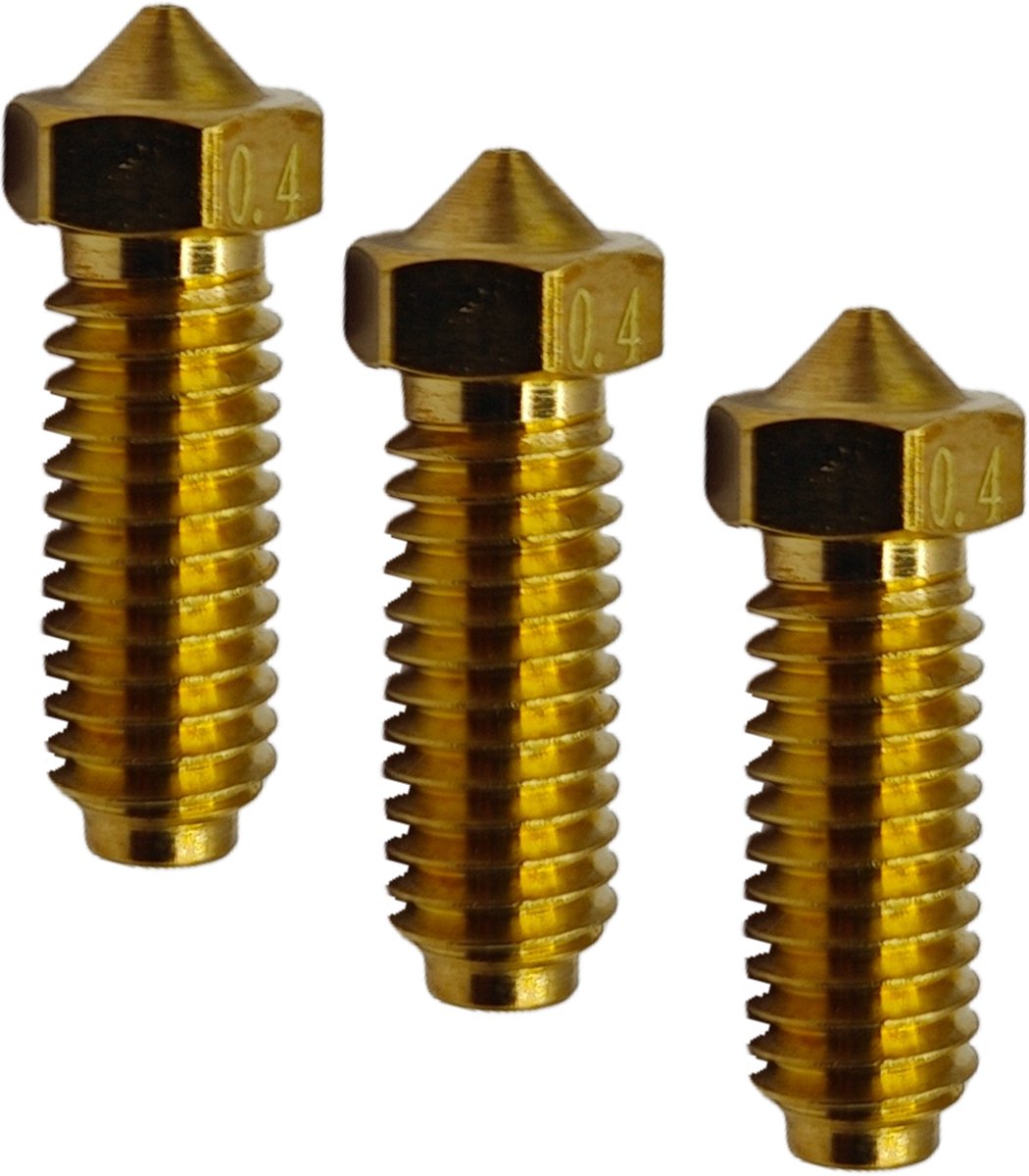 Messing Volcano voor Anycubic, kobra2 0.4mm 3 stuks nozzle 3d printer