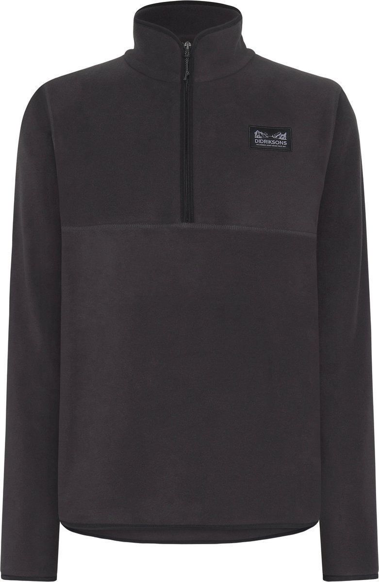 Didriksons VITO USX HALFZIP Heren Outdoorvest Graphite Zilver