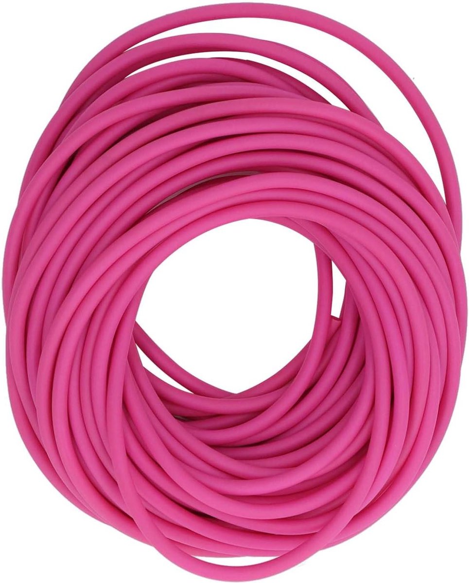 10m Natuurlijke Latex Band Buis Roze voor Slingshot Katapult Elastische Onderdelen - Latex Tubing voor Outdoor Jacht .