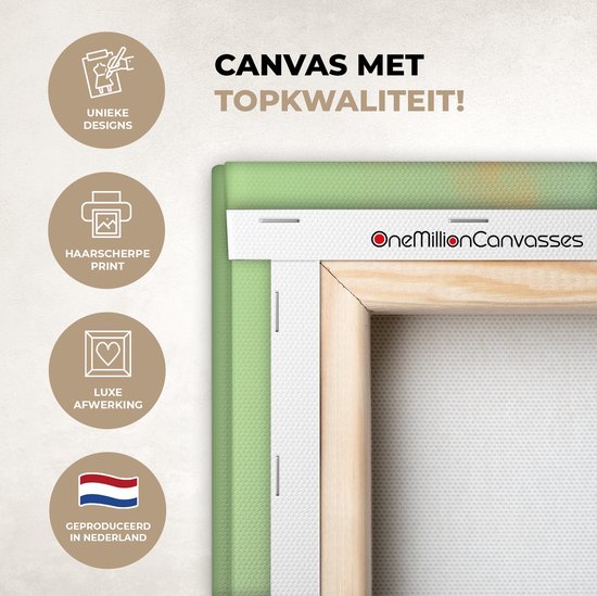 Tableau sur toile 140x90 cm - Décoration murale Femme - Fraises - Kroon - Décoration murale murale salon - Décoration chambre - Accessoires chambre - Peintures sur toile