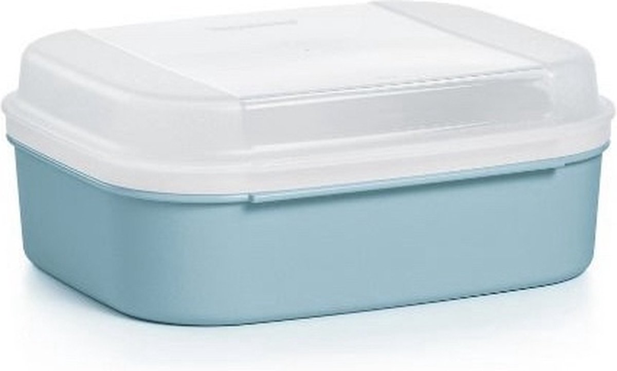 Boîte Tupperware Charnière Haute Rouge 1,4L - À Pression - Occasion