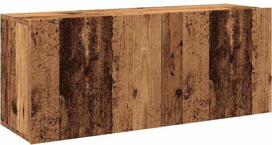 Tv-meubel wandgemonteerd 60x30x41 cm artisanaal eikenkleurig