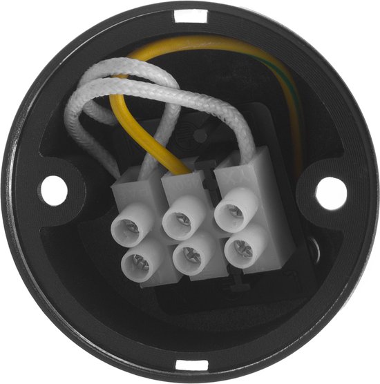 Maclean - Luminaire/tube en saillie - spot - rond - aluminium - Avec lampe LED GU10 - 4000K - 55x130mm - Zwart - MCE360 B