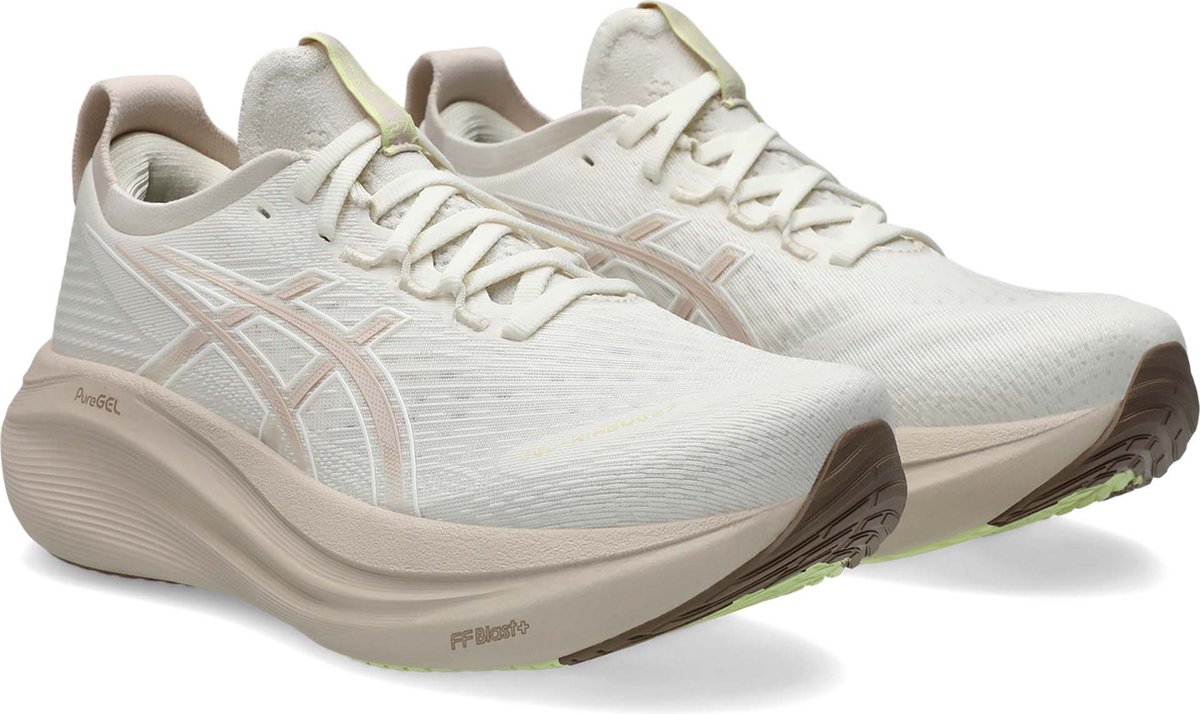 Asics Gel-Nimbus 27 Hoopschoenen Sportwear Vrouwen Beige