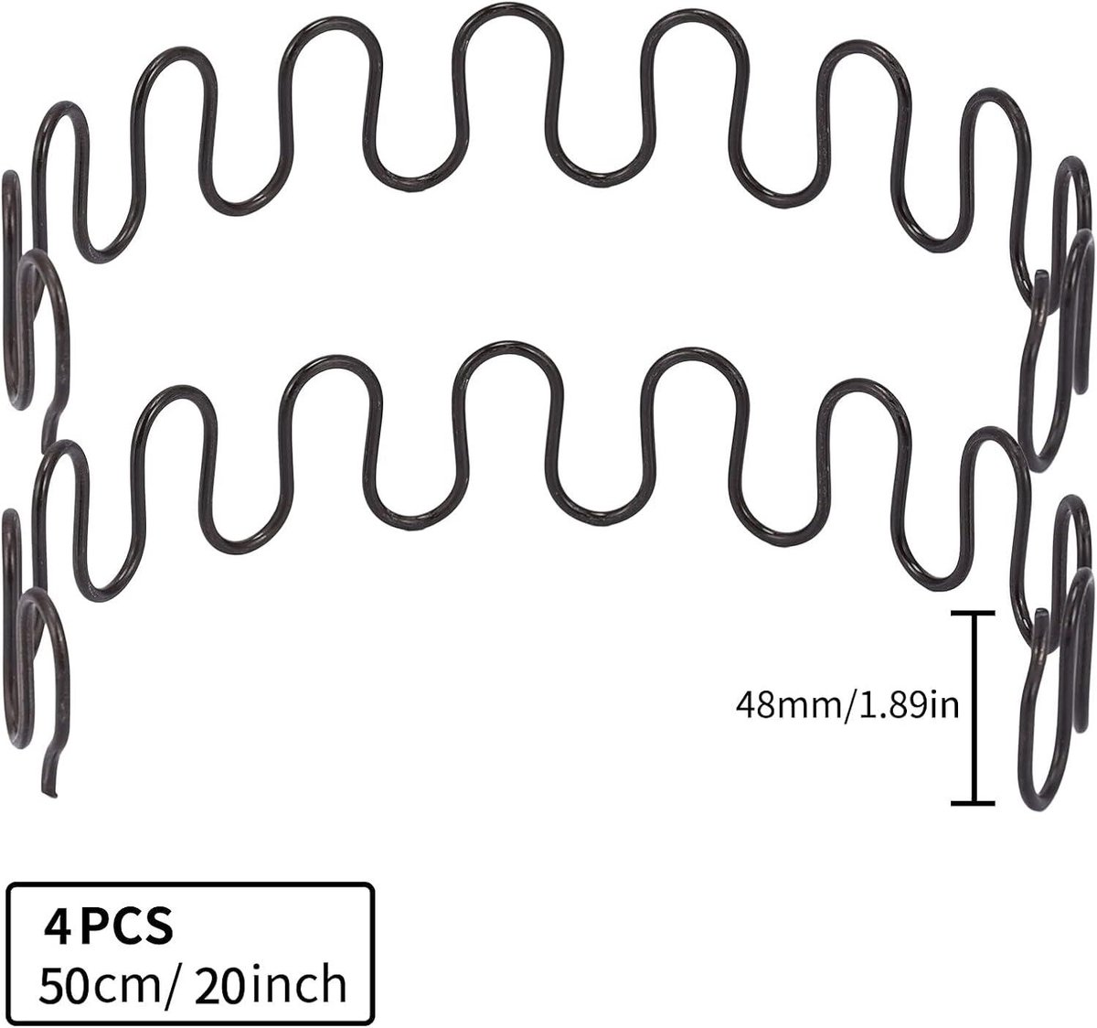 100 STKS Sofa Spring Clips, 5-Gaten Bank Spring Gesp Klemmen, Bekleding Meubels Reparatie Onderdelen