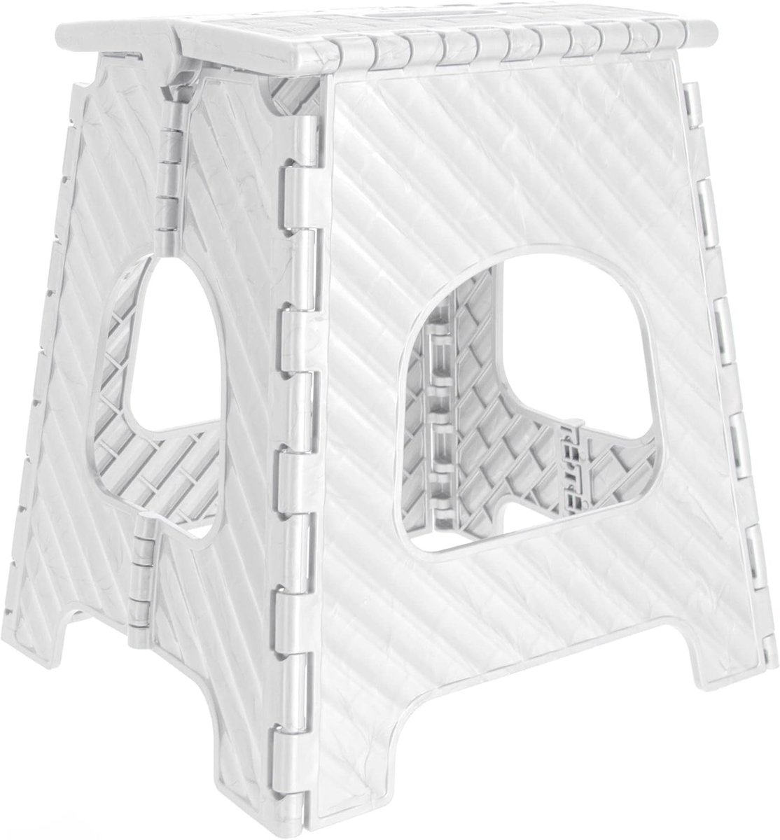Opvouwbare kruk 36 cm hoog - Ideaal voor binnen en buiten - Kunststof klapkruk voor tuin, camping en douche