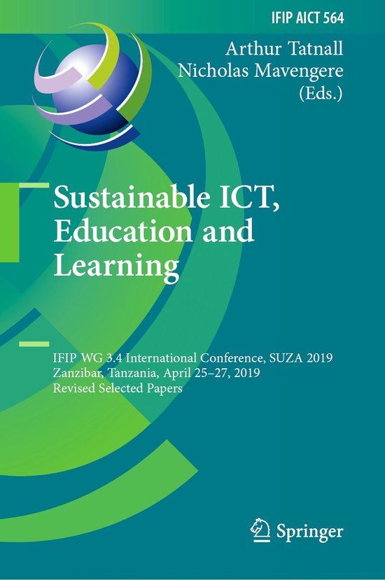 Sustainable ICT Education and Learning - cover