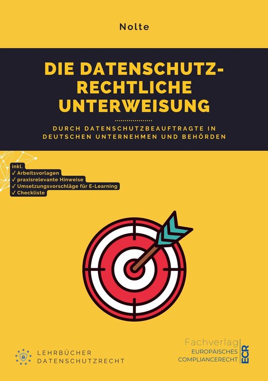 Die datenschutzrechtliche Unterweisung - cover