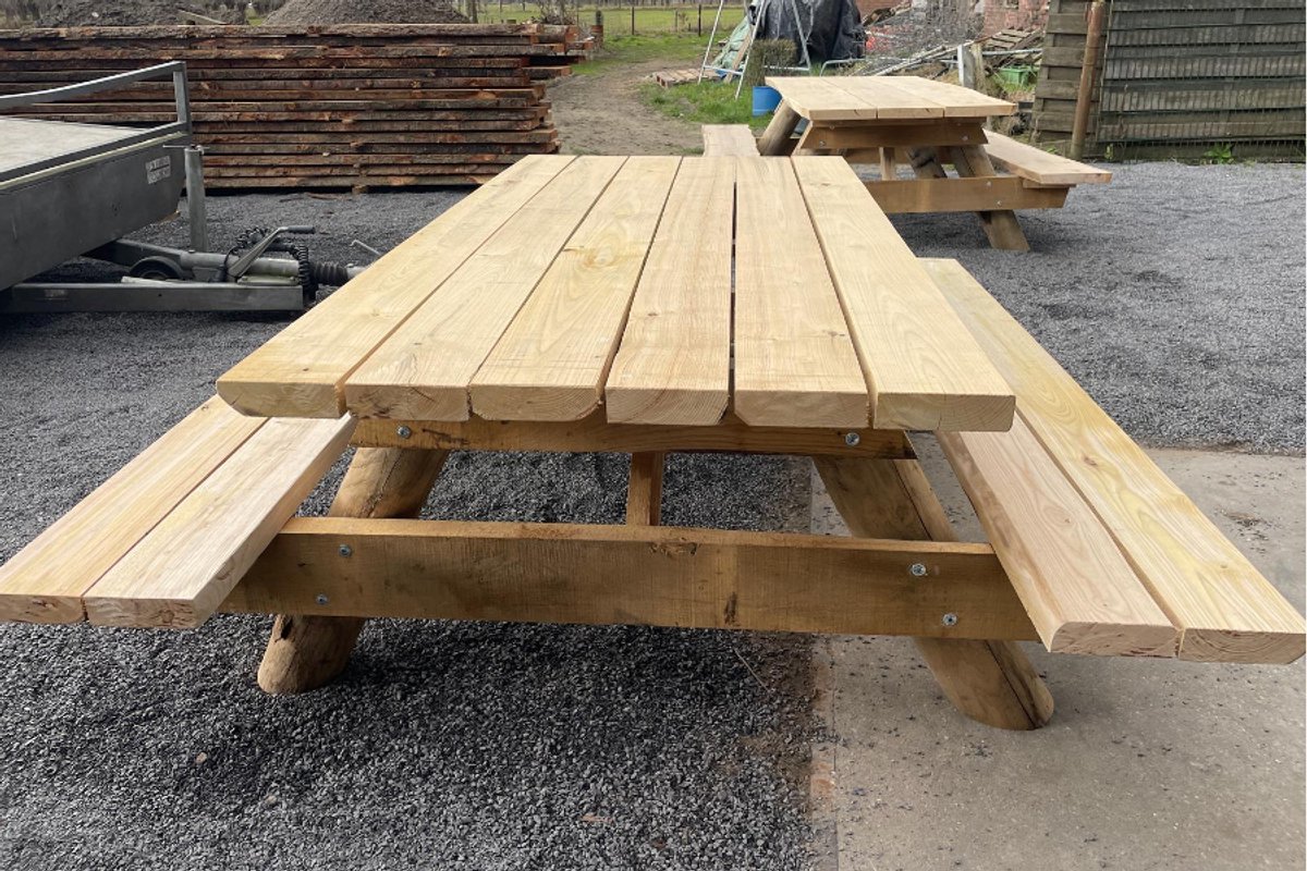 Rockwood® Landschapspicknicktafel Kastanje 200cm 2.00m Naturel