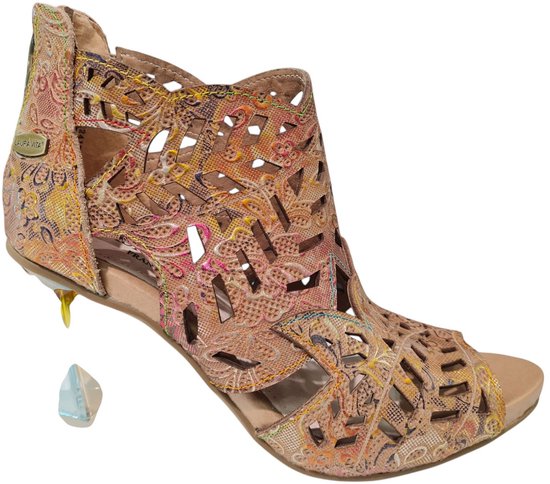 Laura Vita Nino 14 Leren Dames Pumps - Brons - 38
