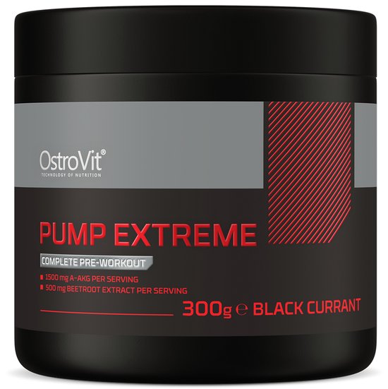 Foto: Pre workout pump extreme pre workout ostrovit 300g aardbei