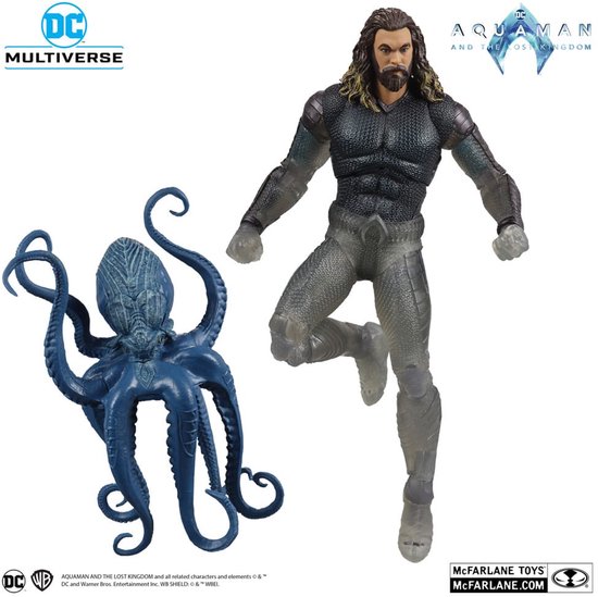 McFarlane Toys Aquaman and the Lost Kingdom DC Multiverse Action Figure Aquaman (Stealth Suit met Topo) (Gold Label) 18 cm Action Figuur