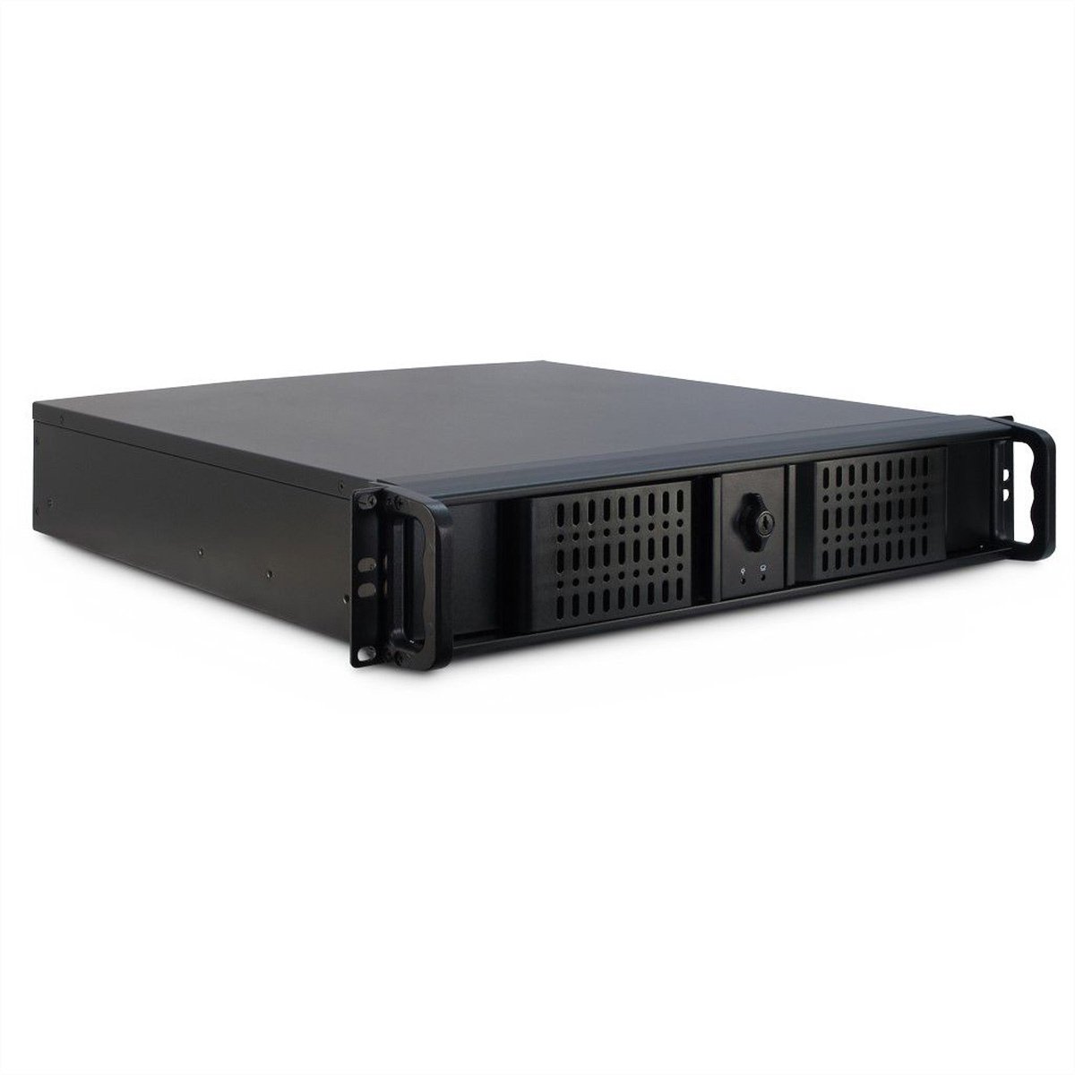 Inter-Tech 2U-2098-SK Rack Zwart