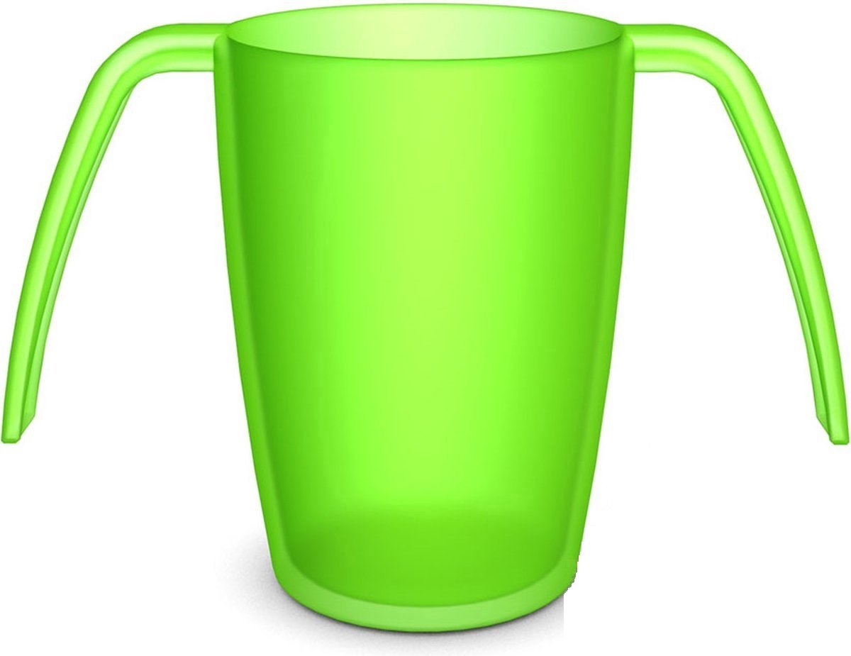 Goedkoopste Beker met 2 handvatten- 250 ml - groen