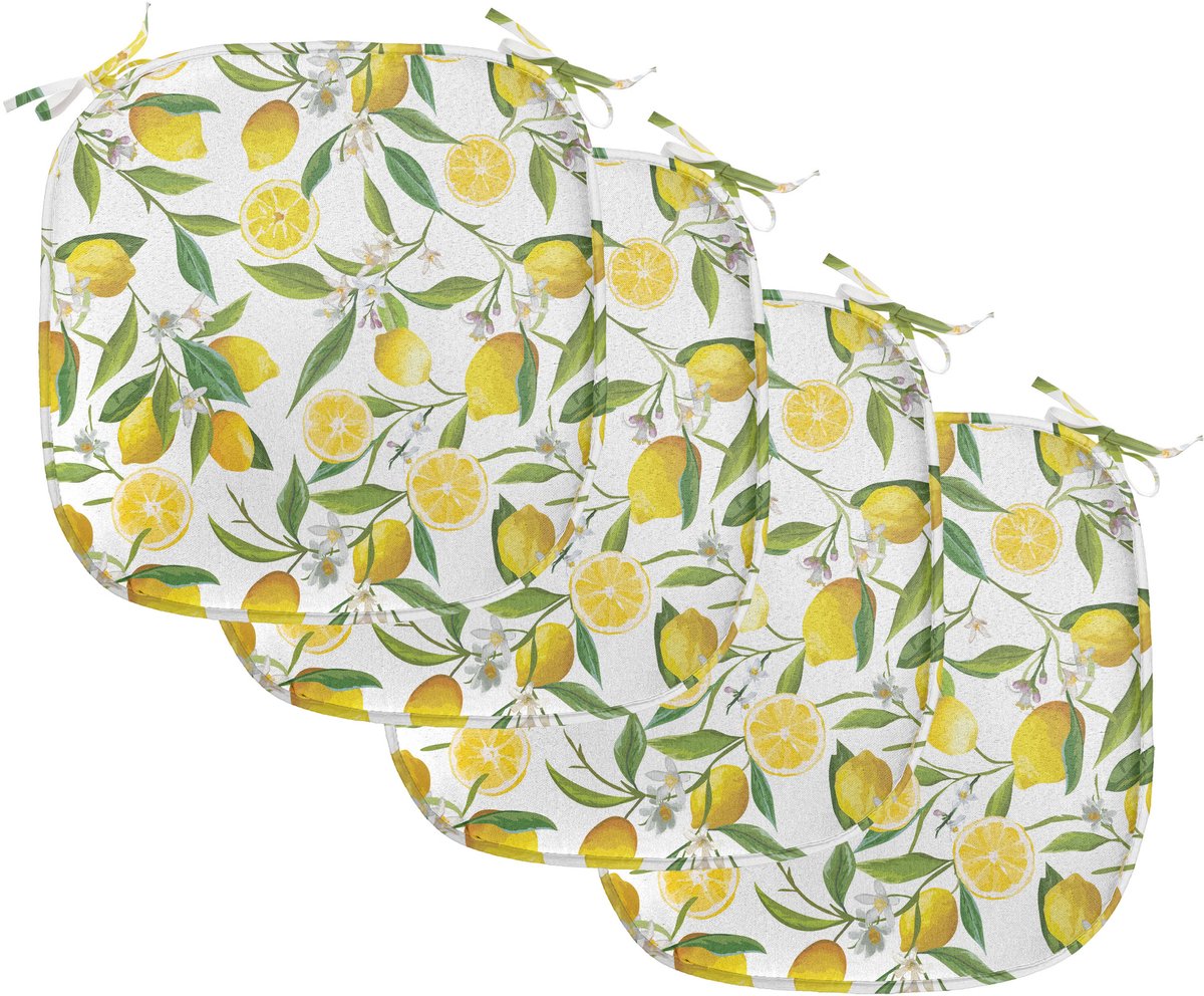 New Bed Keuken Exotische heerlijke tuin Stoelkussen, Anti-Slip Zitting Pad, 40 cm x 40 cm