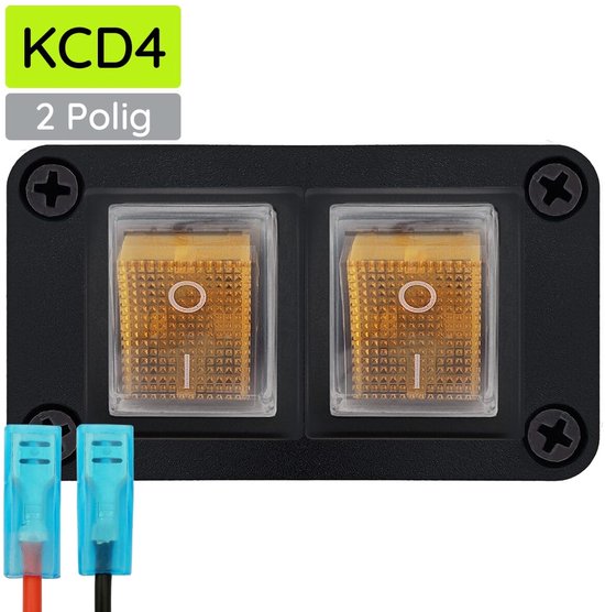 GOLDMAN SERVICE | Ensemble De 3 Interrupteurs à Bascule Bipolaires DPST