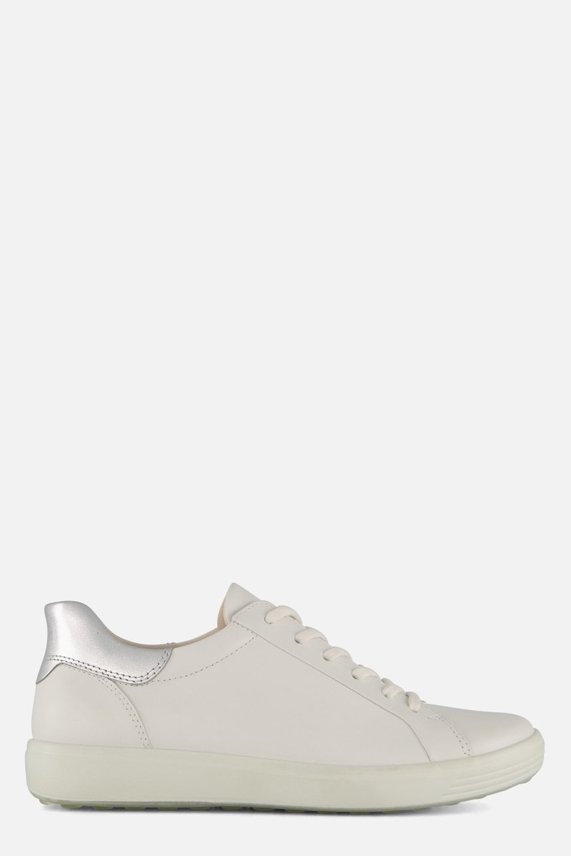 Ecco Soft Sneakers wit Leer - Dames
