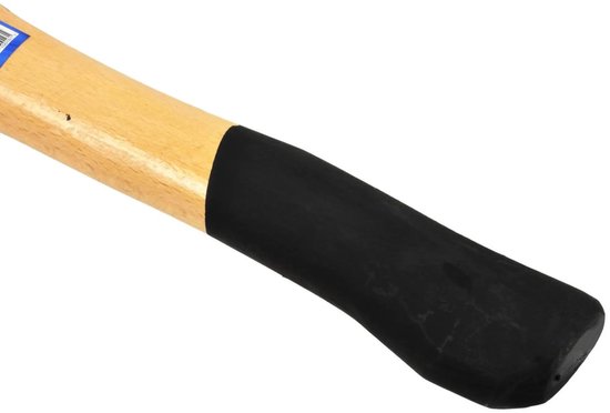 GEKO Bijl met houten handvat - antislip grip - hoogwaardig koolstofstaal - 800g - 38 cm van Geko — afbeelding 2