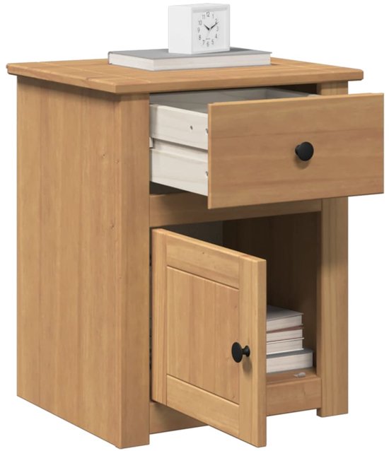 Table de chevet Panama - Bois de pin Massief - vidaXL x 40 x 57 cm - Table de Tables de chevet - Table d'appoint - Armoire murale