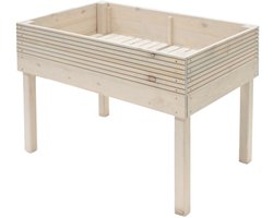 Westmann Frieda Houten Plantenbak op poten 75x119x79 cm - Lichtgrijs