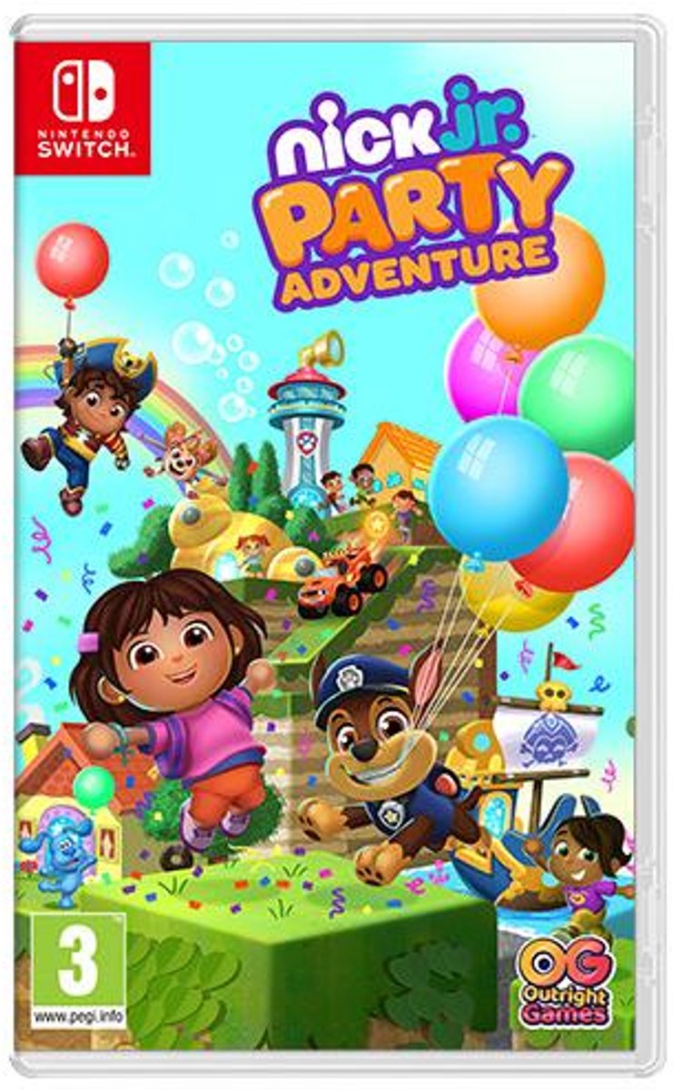 BANDAI NAMCO Entertainment Nick Jr. Party Adventure Standaard Arabisch, Deens, Nederlands, Fins, Noors, Pools, Zweeds Nintendo Switch