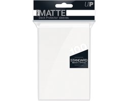 Ultra Pro - PRO-Matte 100 Standaard Formaat Kaarthoesjes Wit Pack (66 x 91 mm)