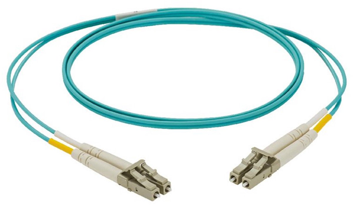 Panduit NKFPZ22LLLSM002 InfiniBand en Glasvezelkabel 2 m LC Aqua-kleur