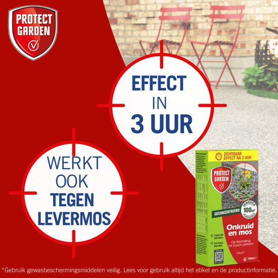 Protect Garden Flitser Concentraat Onkruid Bestrijdingsmiddel - 750 ml - Onkruidverdelger - Binnen 3 uur Resultaat van Merkloos	 — afbeelding 4