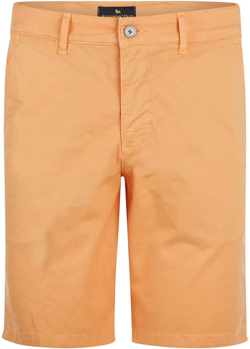 Steppin' Out Short Boston Oranje - Maat 56 - Heren - Korte broek