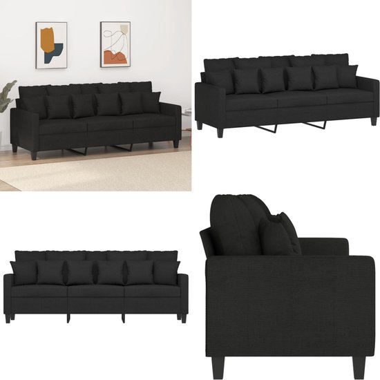 Driezitsbank Stof Lichtgrijs kopen | Comfortabel & Stijlvol
