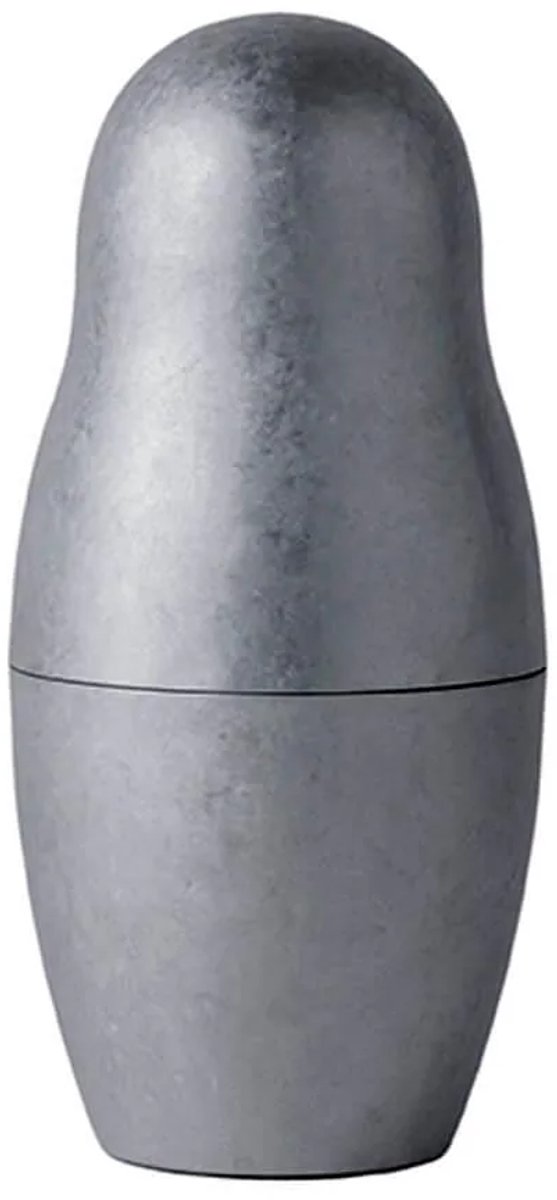 KNIndustrie MATRIOSKA SHAKER Steel stone washed finish - 35 cl Shaker en cocktails met stijl en kwaliteit