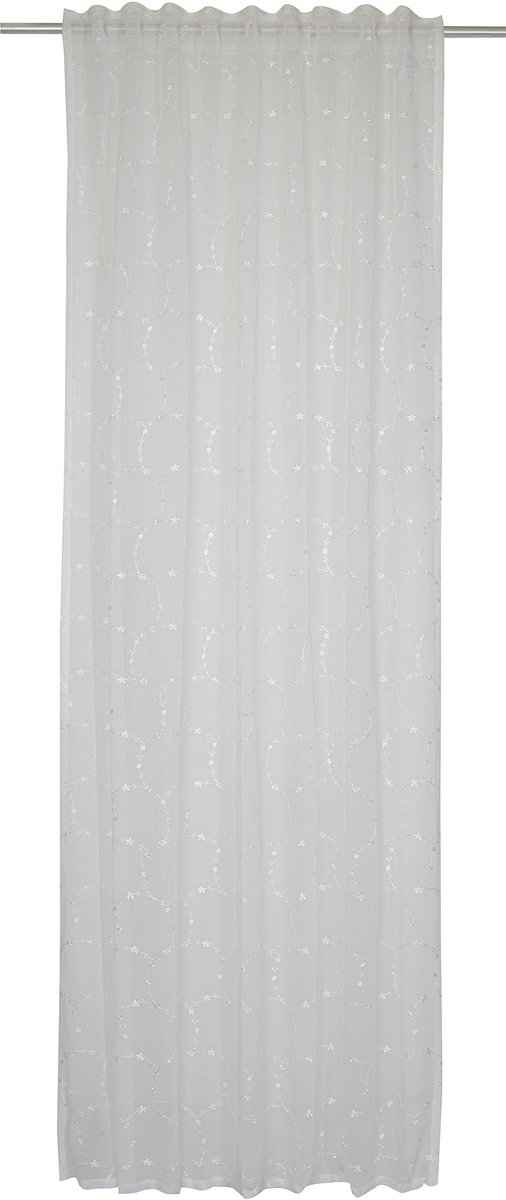 Elbersdrucke Gordijn met verborgen lussen Elin 255x140 cm wit Weiß