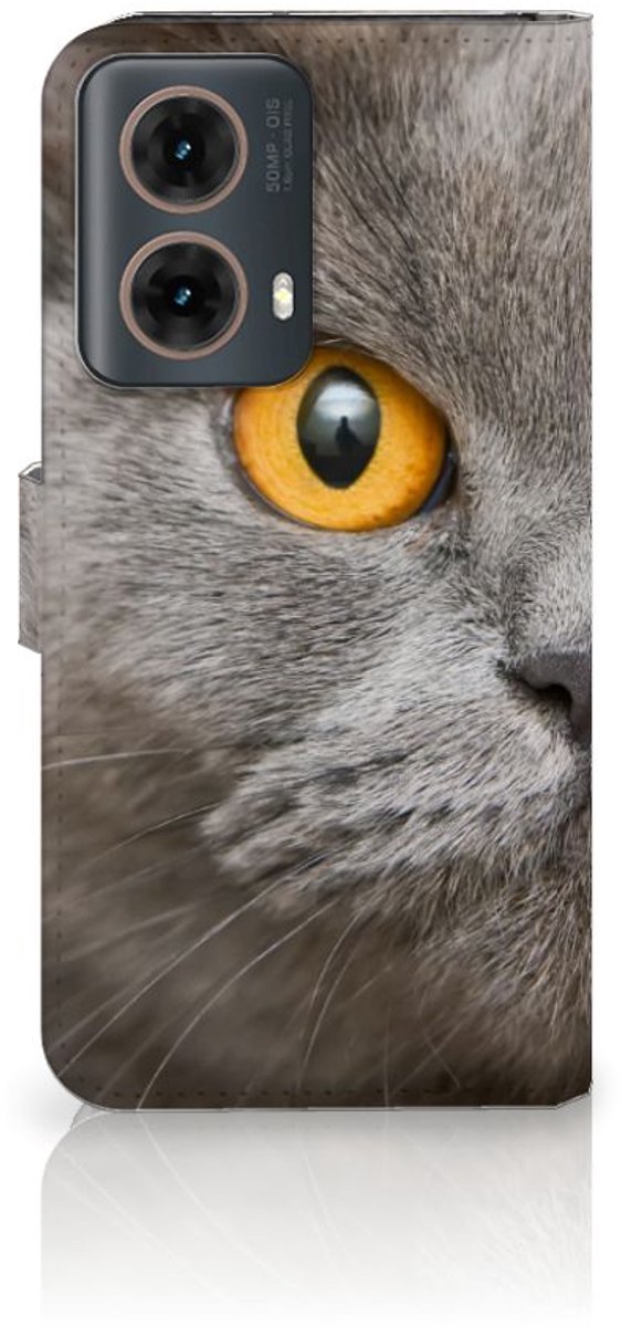 Telefoonhoesje met Pasjes Motorola Moto G85 Britse Korthaar