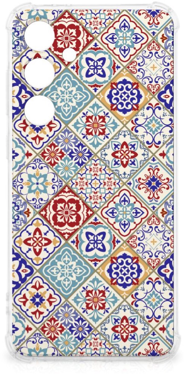 Samsung Galaxy S24 FE Anti-Shock Hoesje Tiles Color