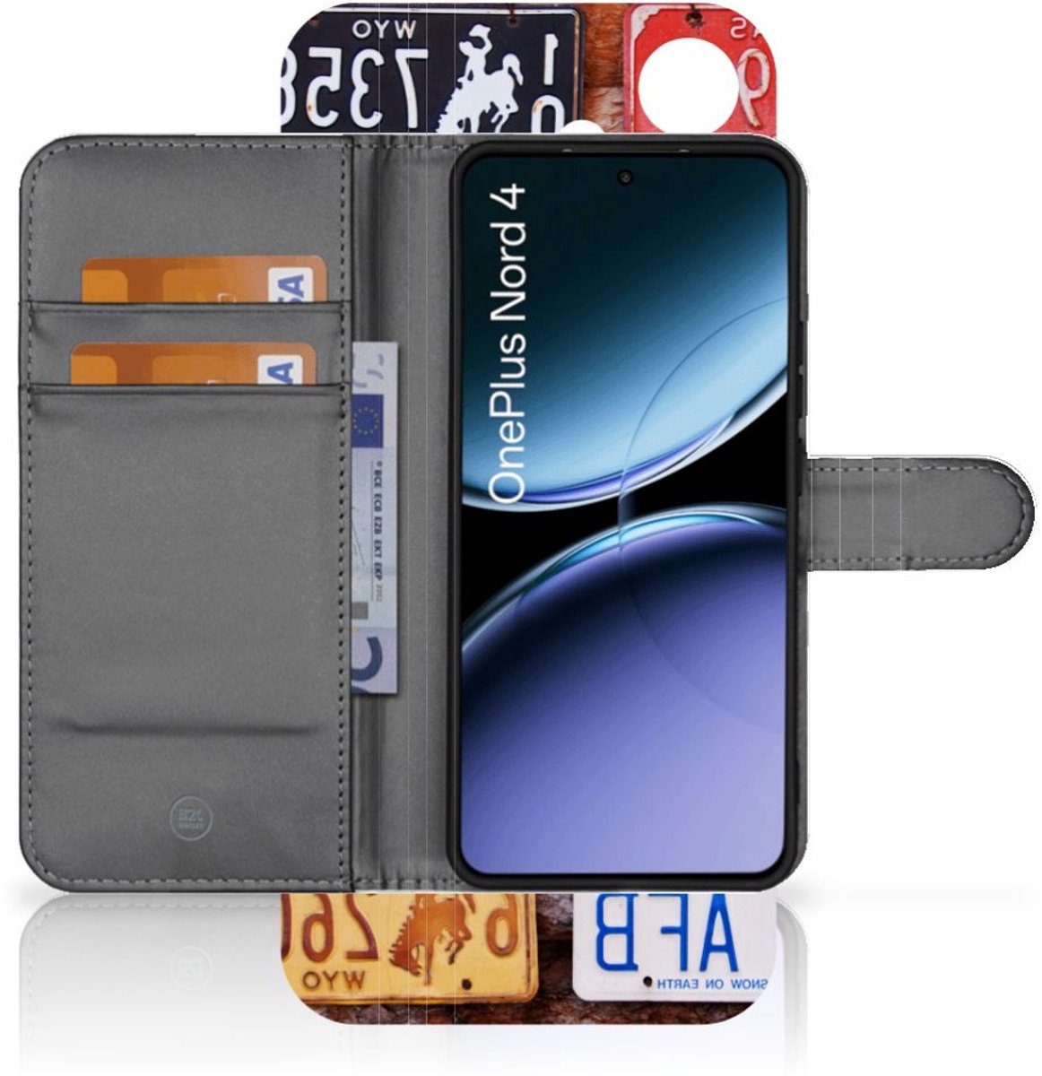 OnePlus Nord 4 Telefoonhoesje met Pasjes Pauw