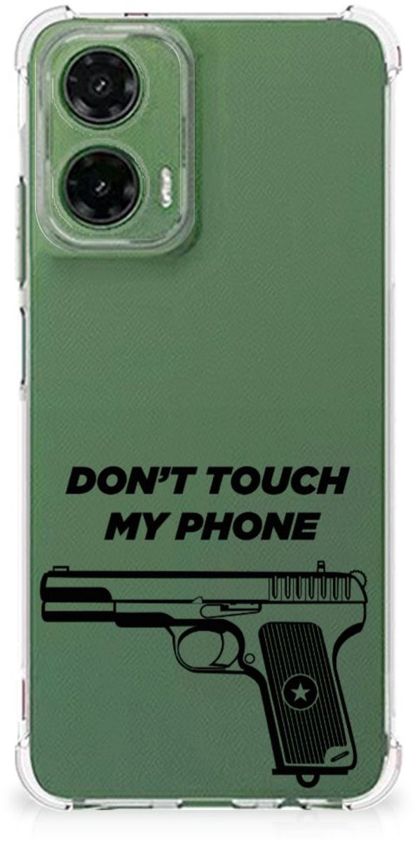 Back Cover voor Motorola Moto G35 Anti Shock Case Pistol DTMP
