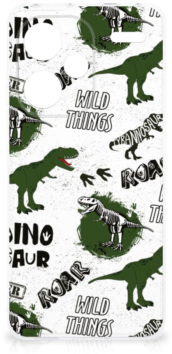 TPU Hoesje voor Xiaomi Redmi Note 13 Pro Plus Dinosaurus