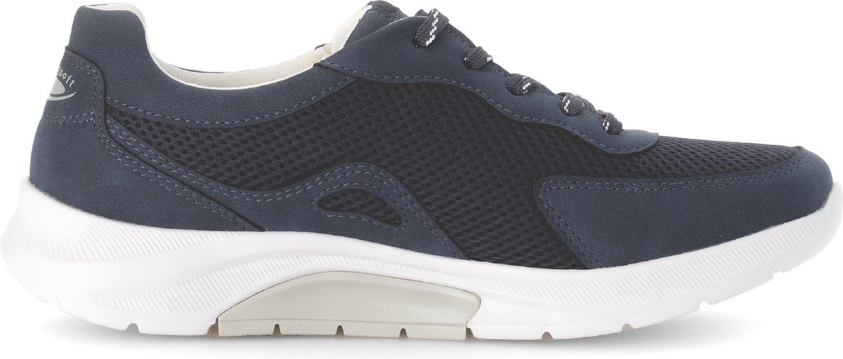 Gabor rollingsoft sensitive 66.923.26 - dames rollende wandelsneaker - Blauw - maat 38 (EU) 5 (UK)